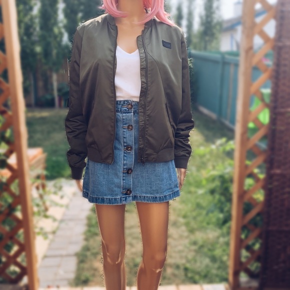 Forever 21 Button-Front Jean Skirt - Picture 7 of 10